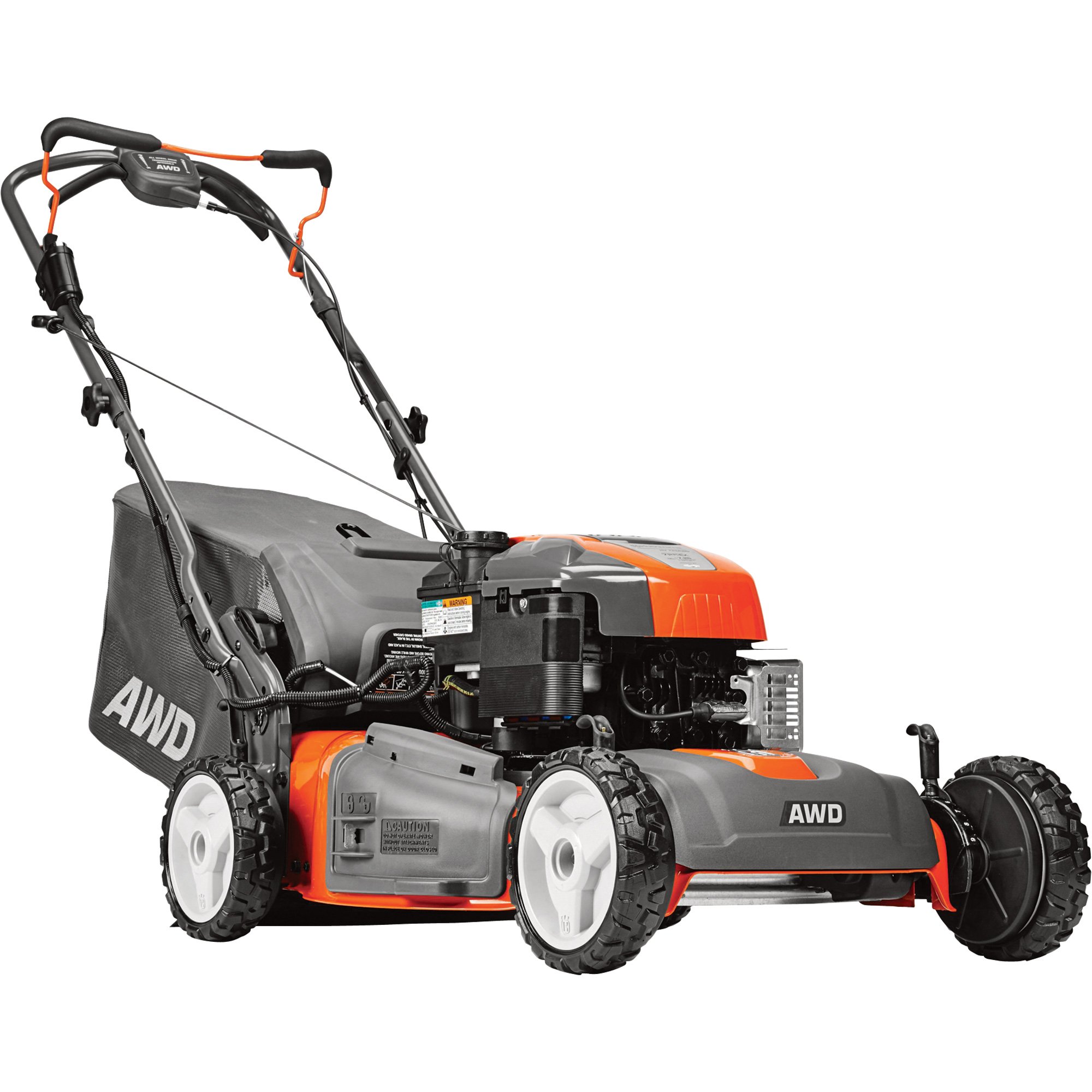 Husqvarna 3-in-1 All-Wheel Drive Lawn Mower — 190cc Briggs & Stratton 725 Series Engine, 22in. Deck, Model# HU725AWDE